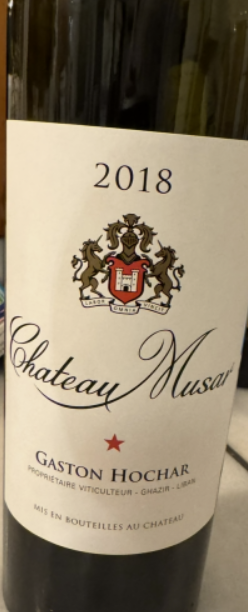 Chateau Musar 2018